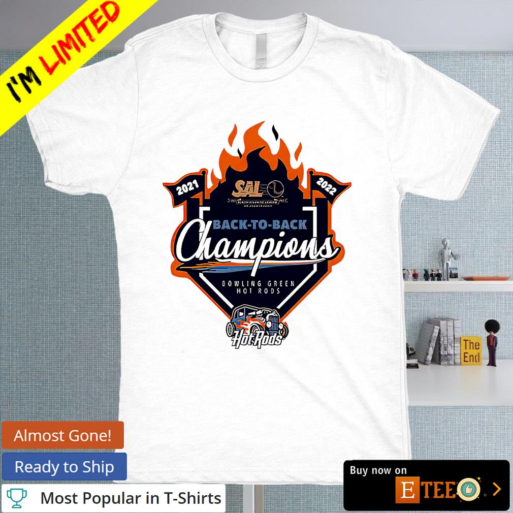 Back to back Champions bowling green hot rods 2021-2022 shirt