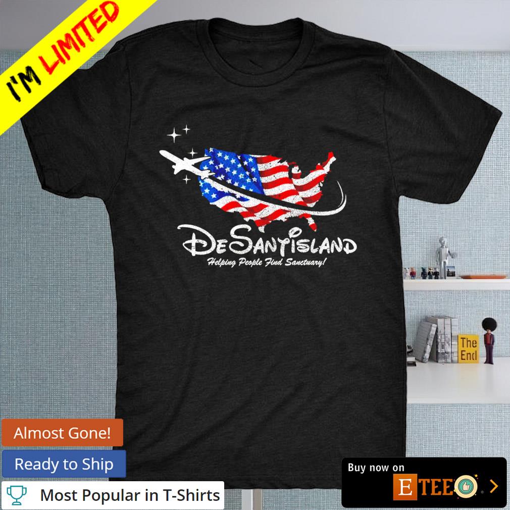 Desantisland helping people find sanctuary Disney shirt