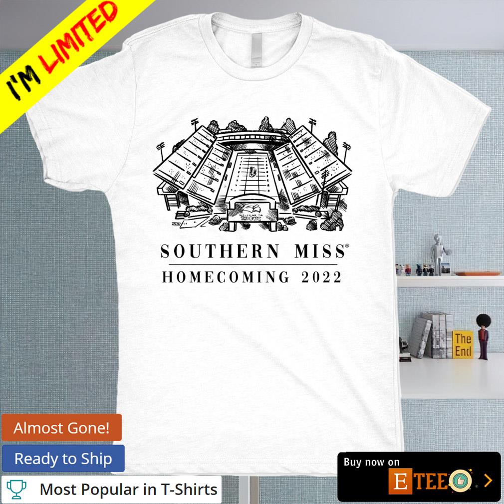 USM Southern Miss Homecoming 2022 stadium shirt