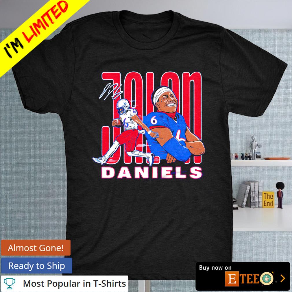 Jalon Daniels player Kansas Jayhawks signature shirt