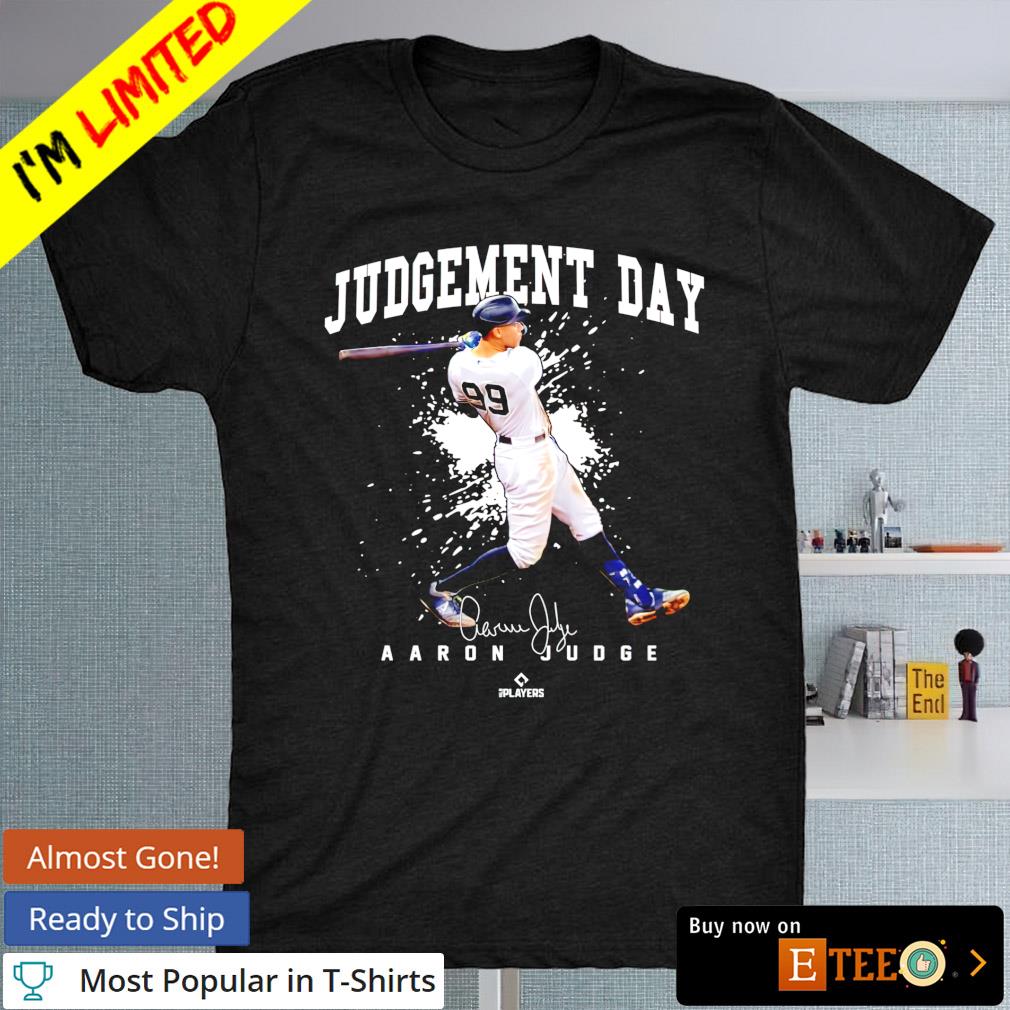 Judgement Day Aaron Judge signature T-shirt