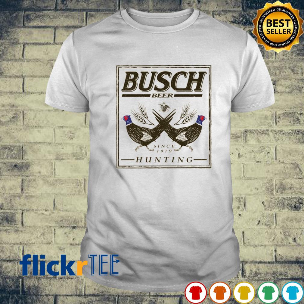 Busch beer hunting pheasant shirt