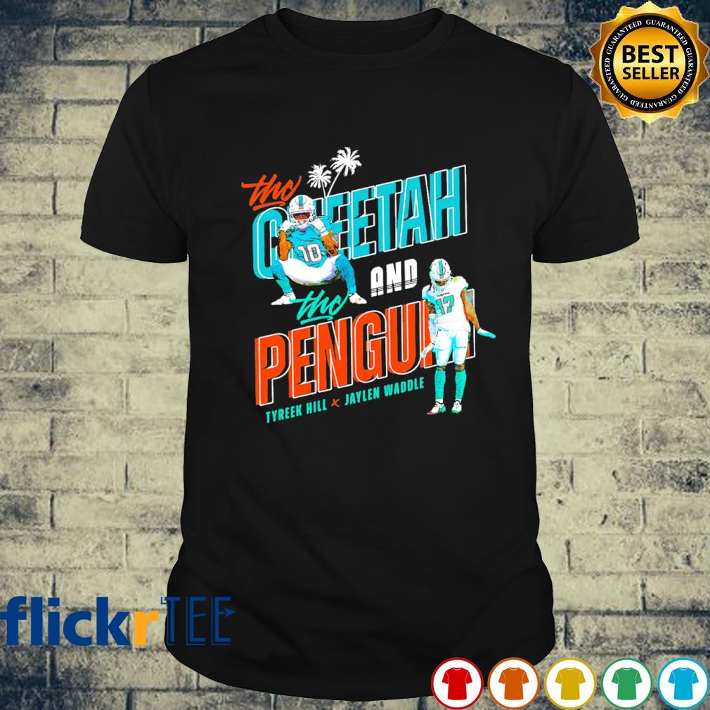 The cheetah and the Penguin Miami Dolphins shirt