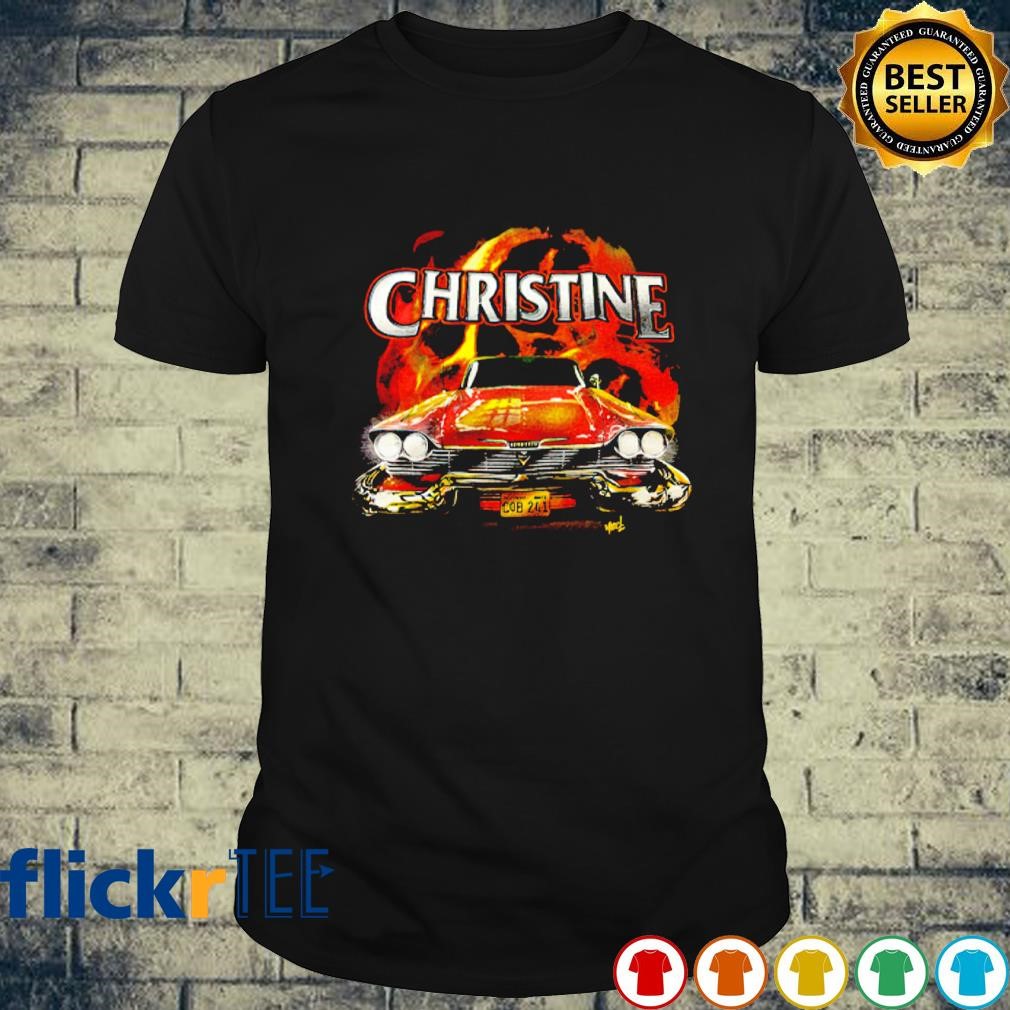 Christine movie car on fire shirt