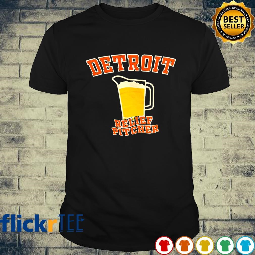 Detroit relief pitcher beer shirt