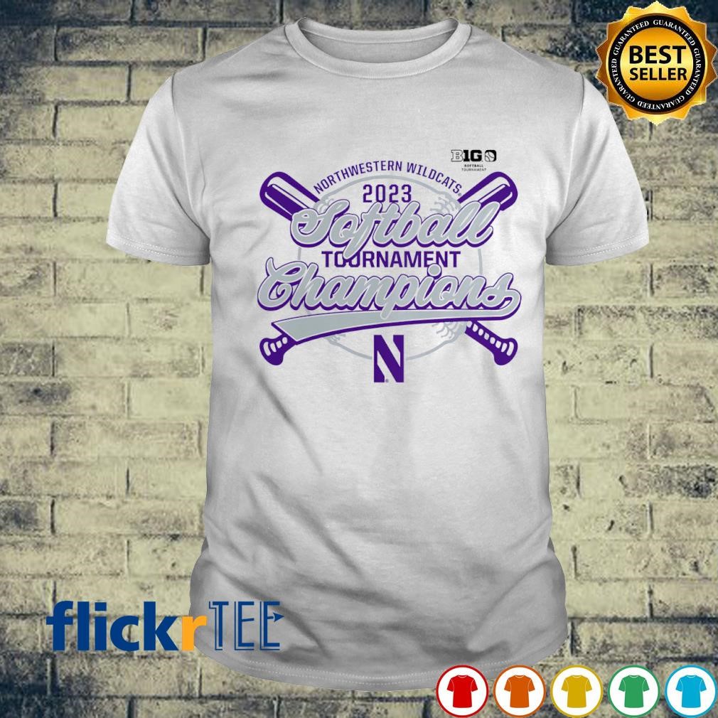 Northwestern Wildcats NCAA Big Ten Softball Conference Tournament Champions 2023 T-shirt