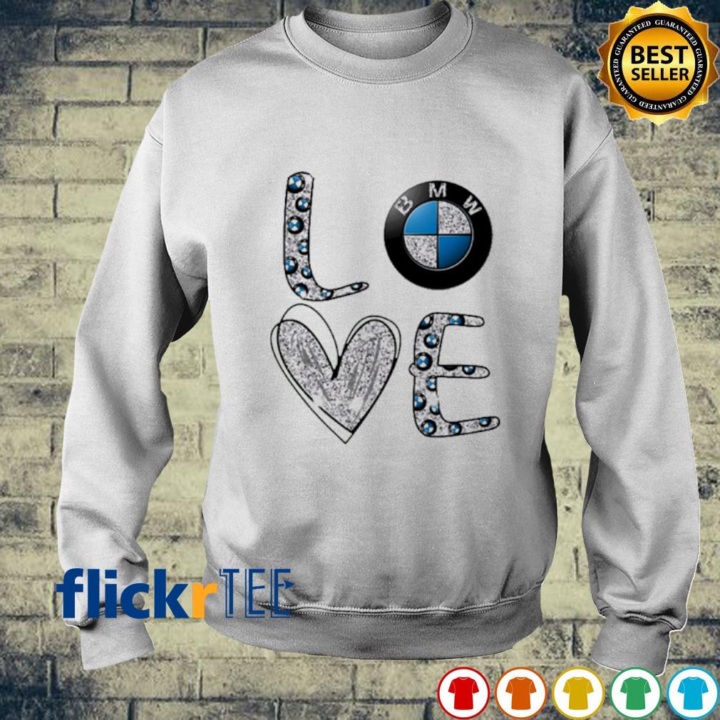 Heart love BMW Car shirt, hoodie, sweater, long sleeve and tank top
